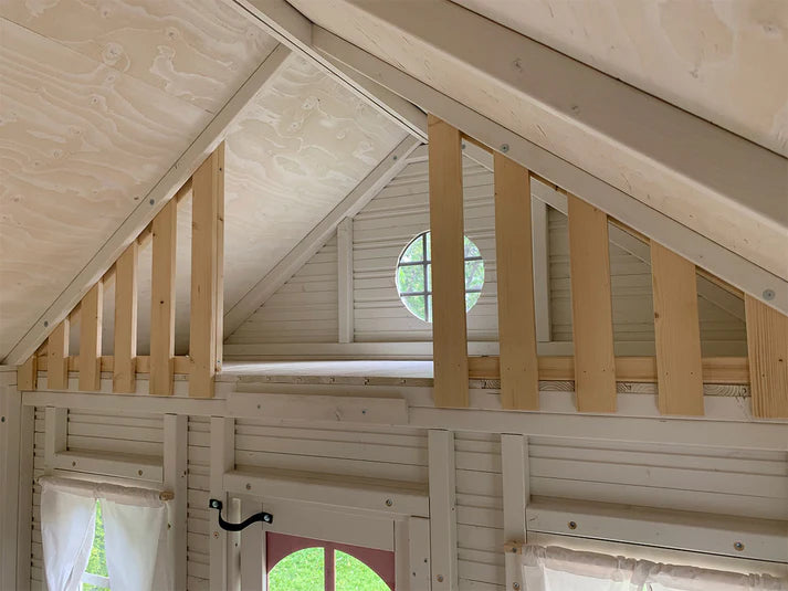 Beach House Premium Wooden Kids Playhouse – Coastal Garden Loft House