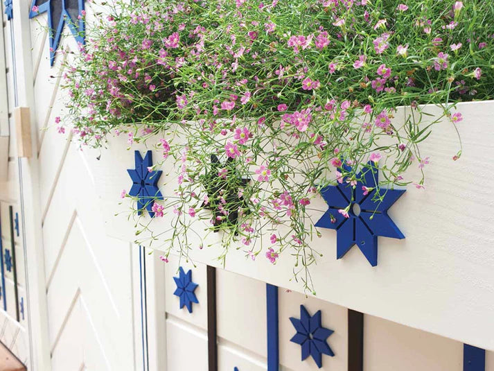 Cornflower Luxury Kids Playhouse – Wooden Garden Loft House