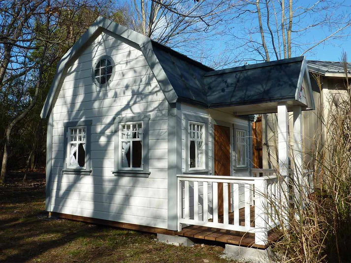 Grand Farmhouse Premium Wooden Kids Playhouse – Luxury Garden Loft House (5m²)